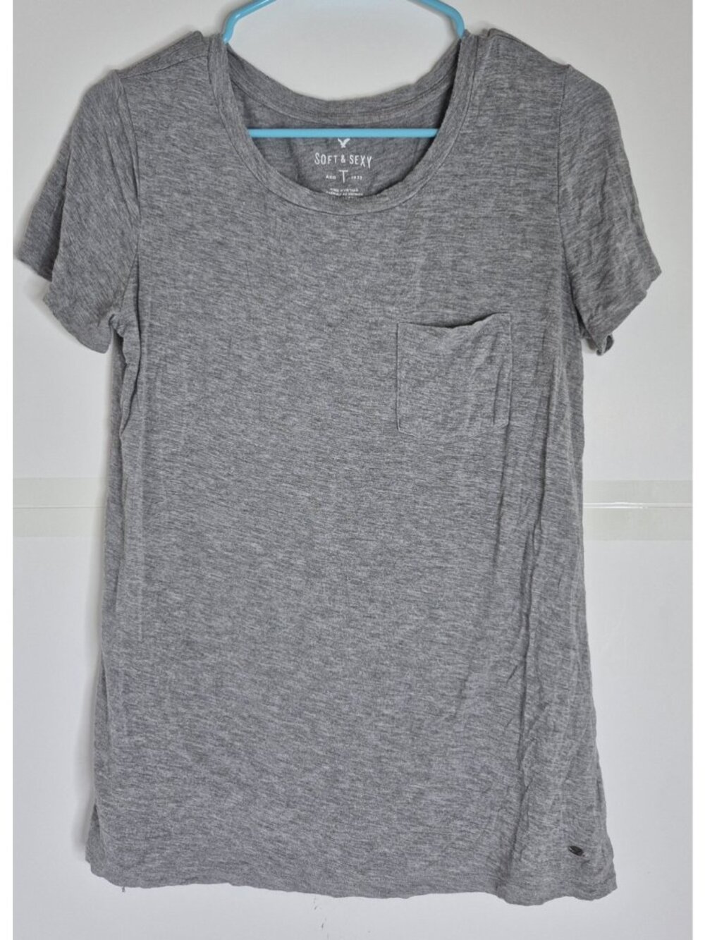 AEO Soft &Sexy Short Sleeve Gray T-shirt Women's Size S